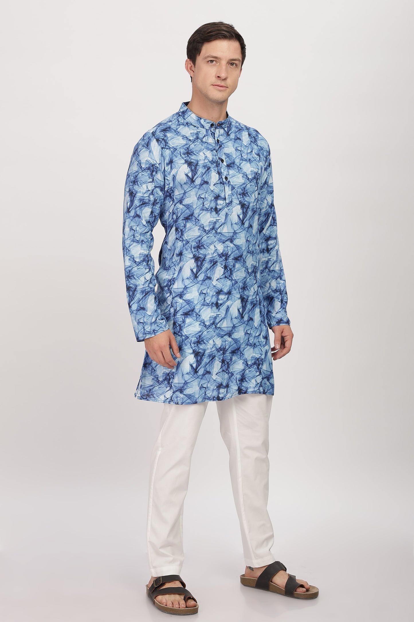 The Indigo Drift Kurta