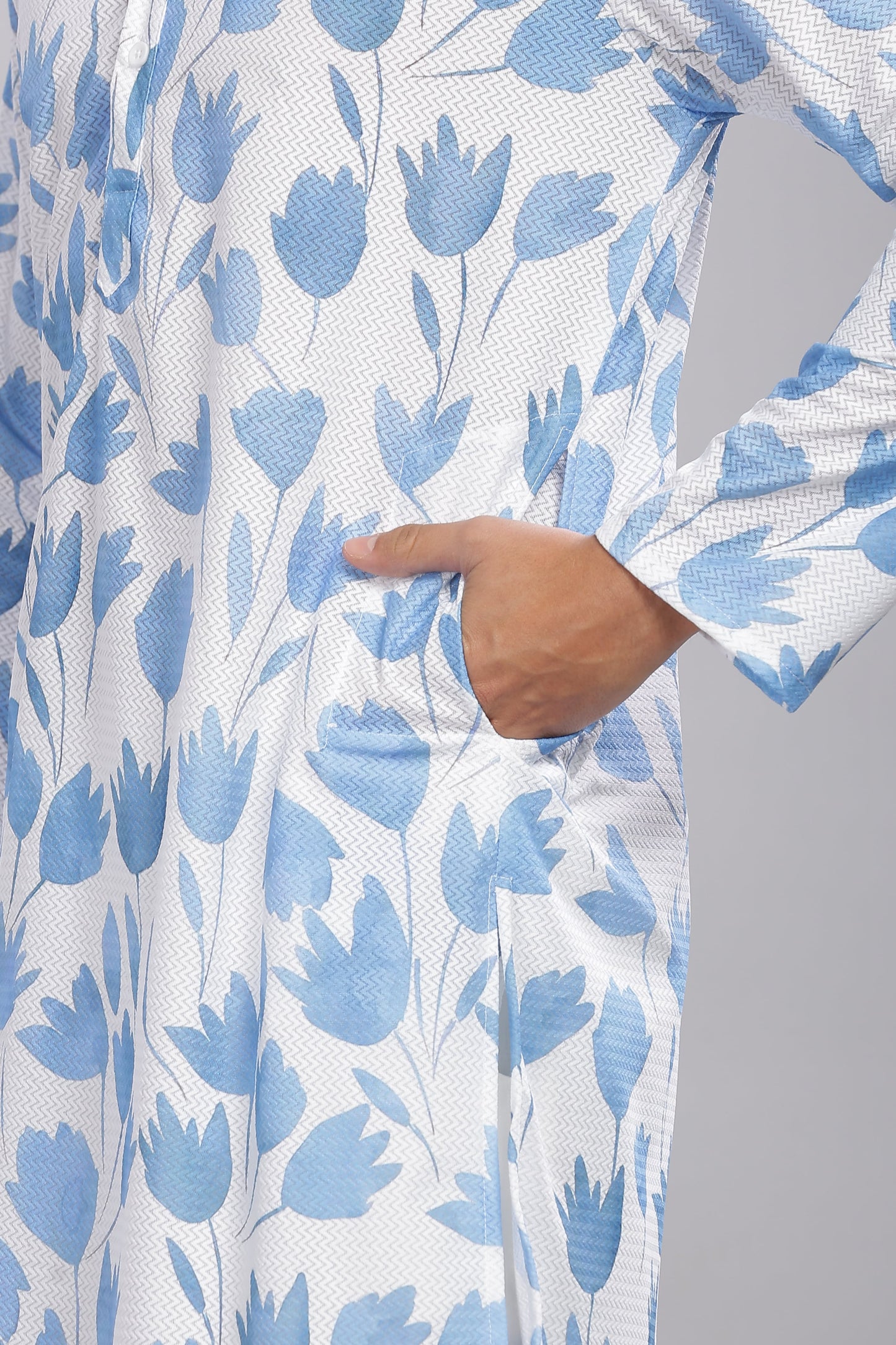 The Blue Bloom Kurta