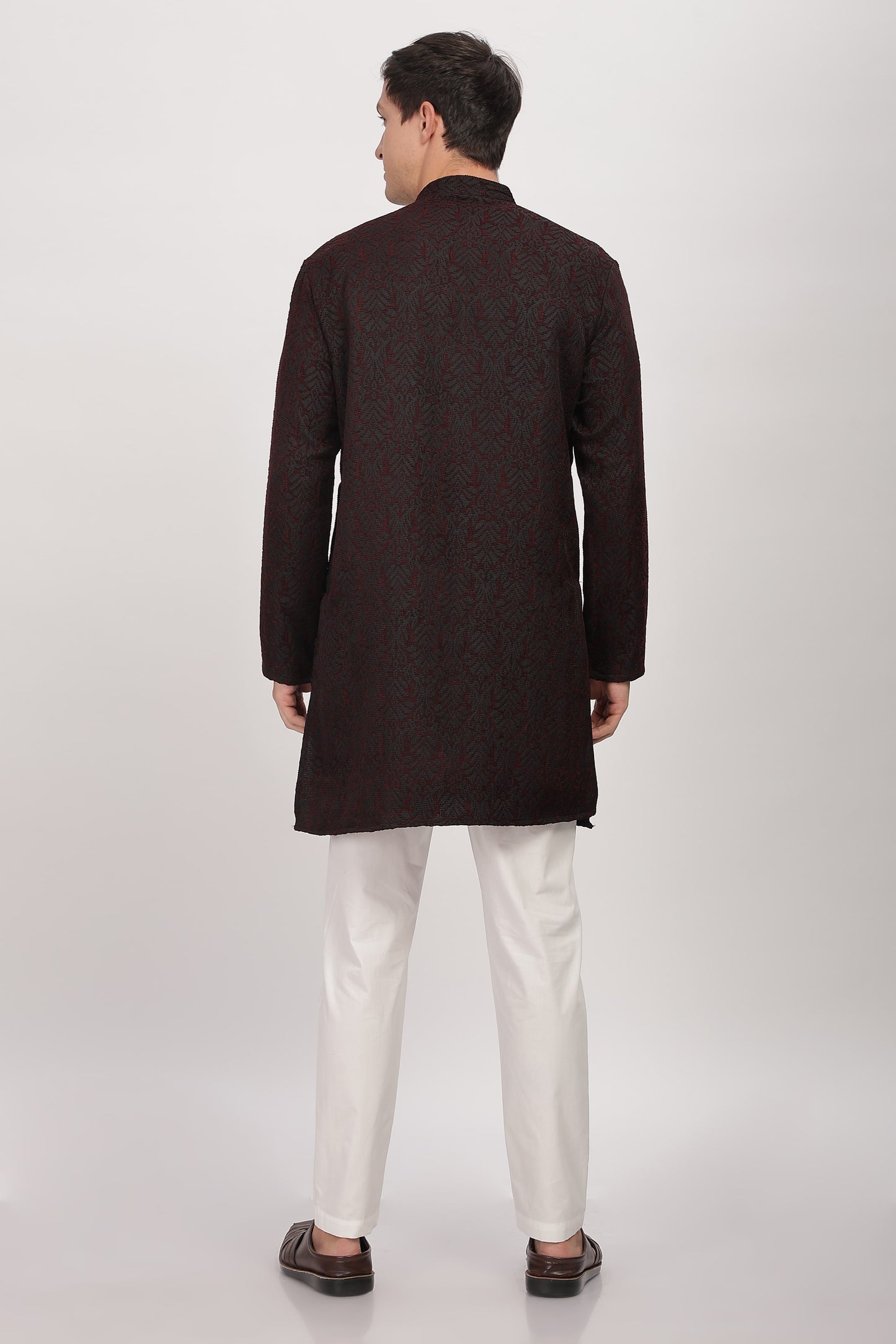 The Midnight Weave Kurta