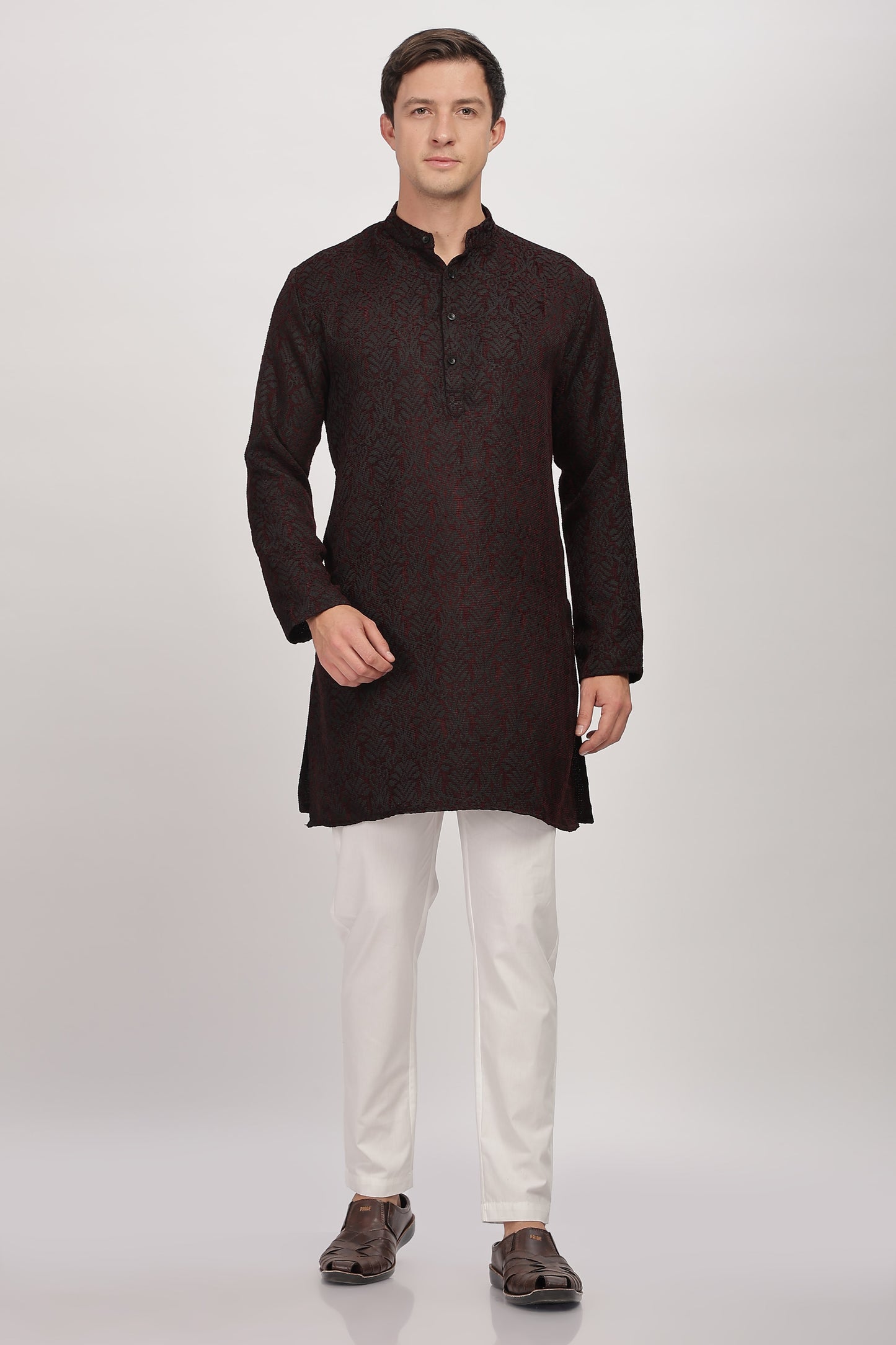 The Midnight Weave Kurta