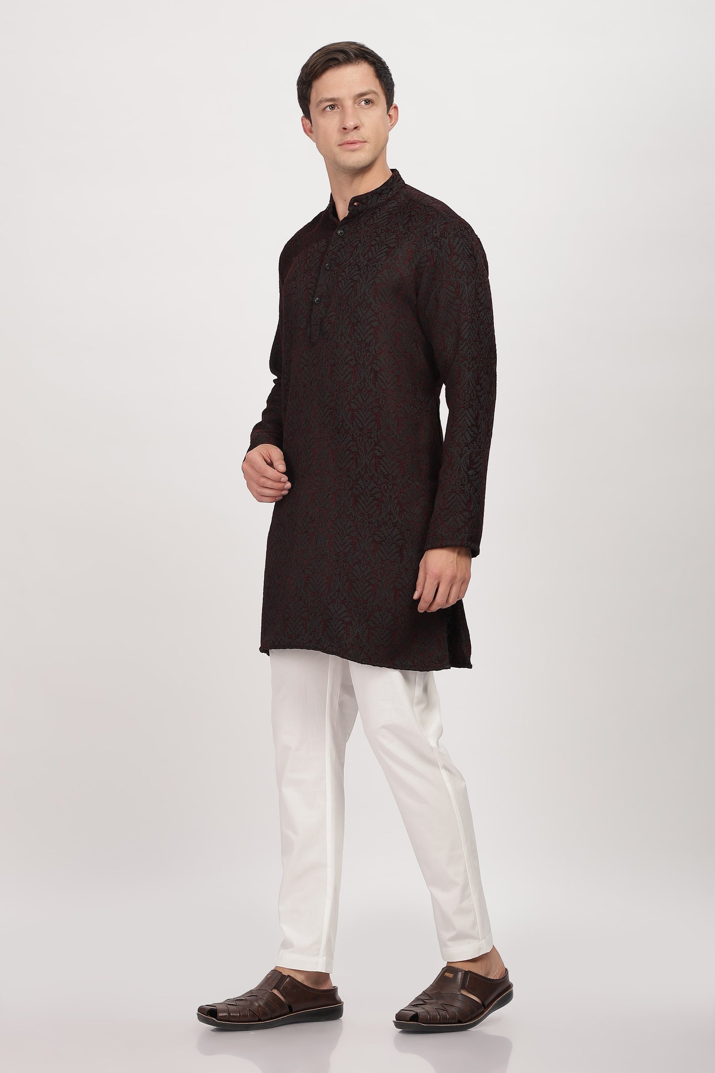 The Midnight Weave Kurta