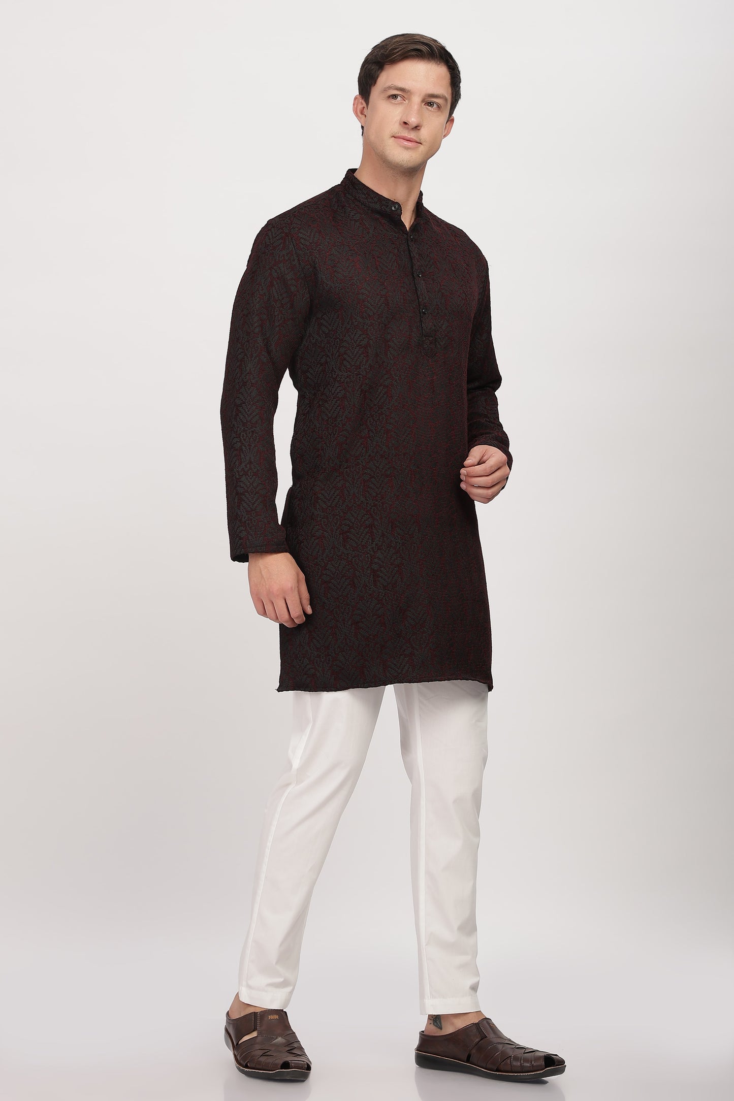 The Midnight Weave Kurta