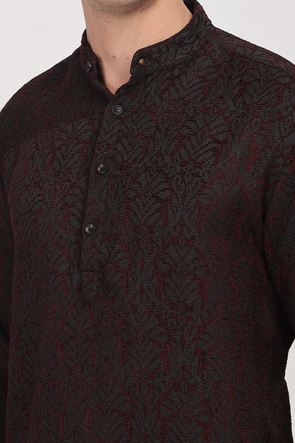 The Midnight Weave Kurta
