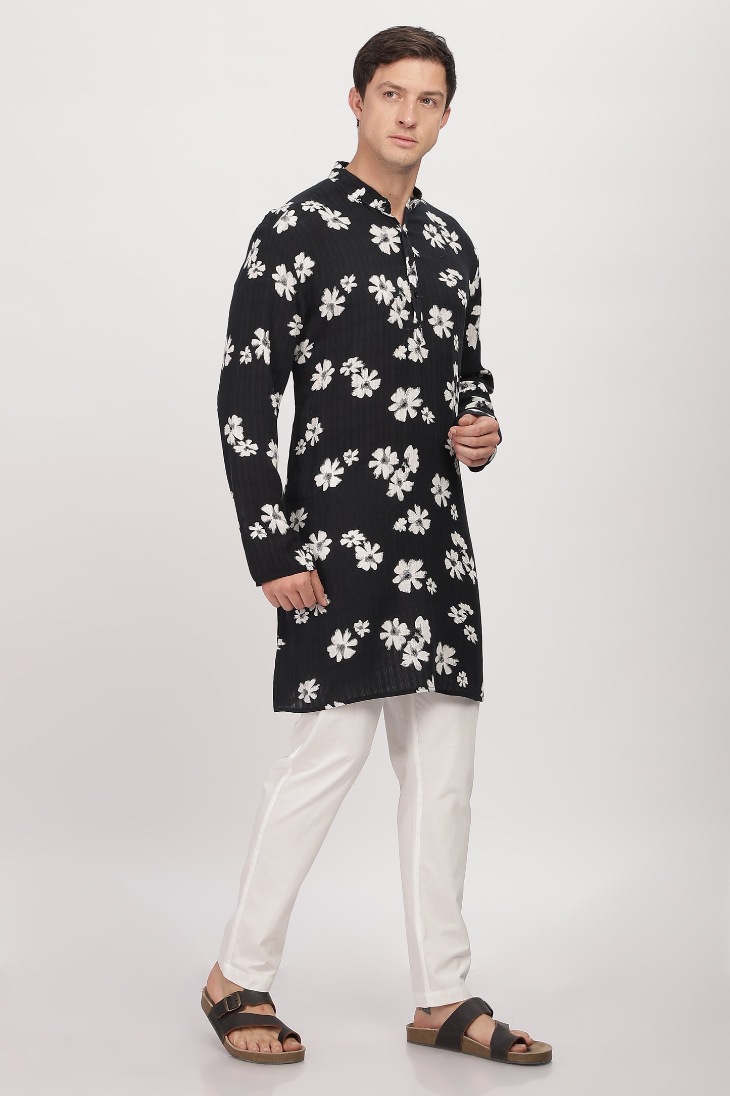 The Midnight Bloom Kurta