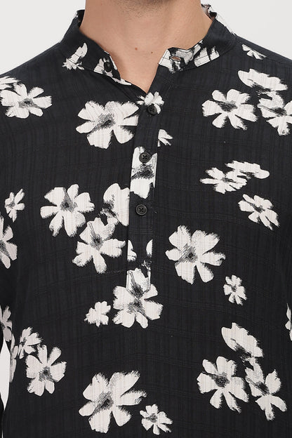 The Midnight Bloom Kurta