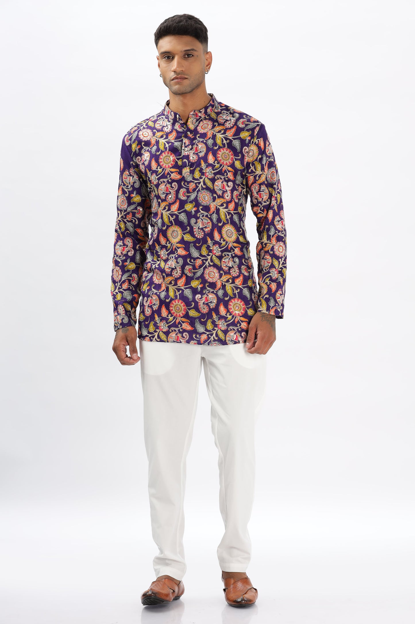The Indigo Bloom Kurta