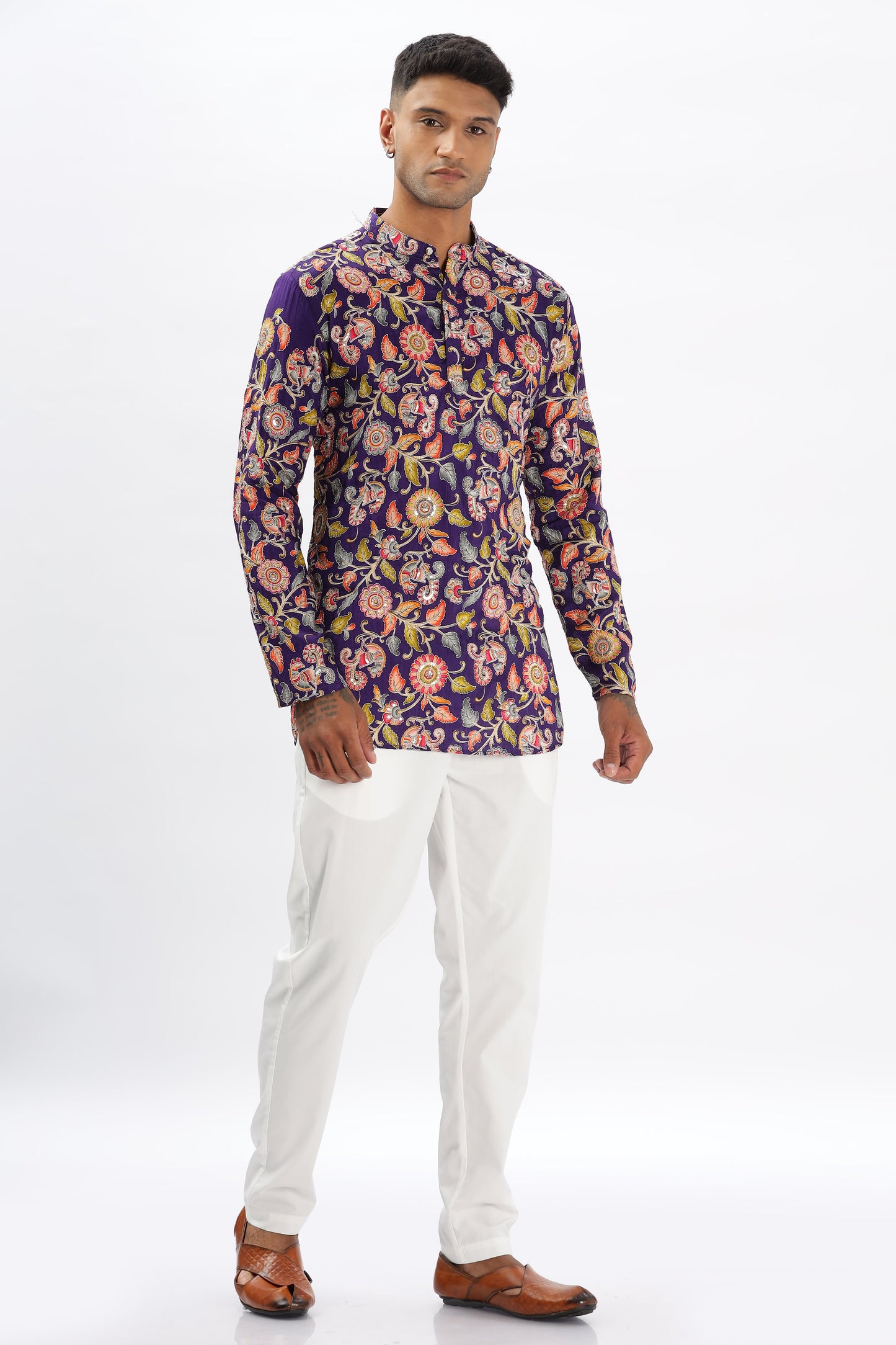 The Indigo Bloom Kurta