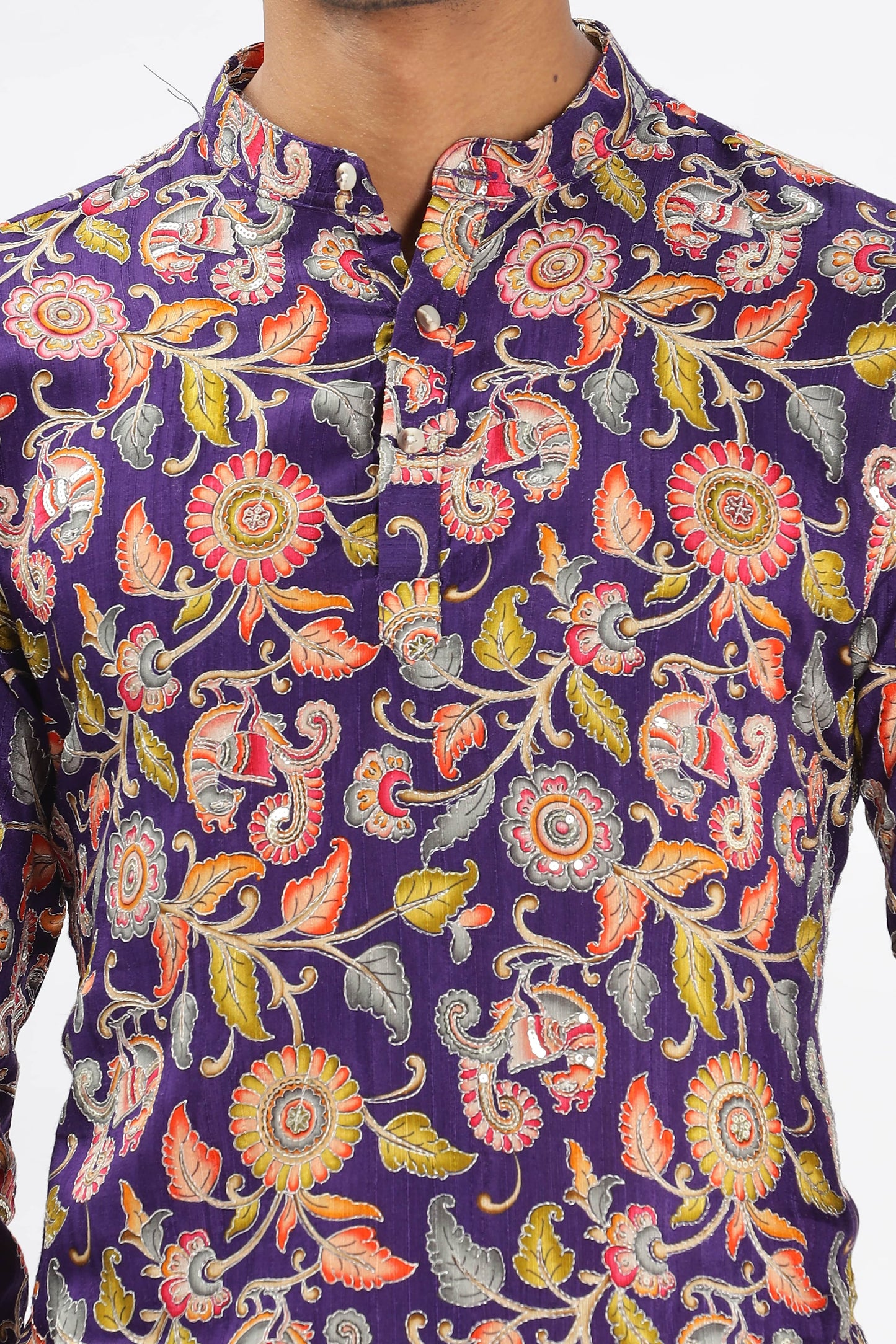 The Indigo Bloom Kurta