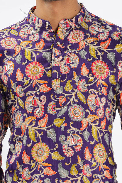 The Indigo Bloom Kurta