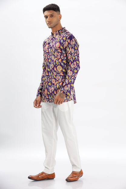 The Indigo Bloom Kurta
