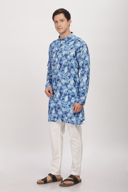 The Indigo Drift Kurta