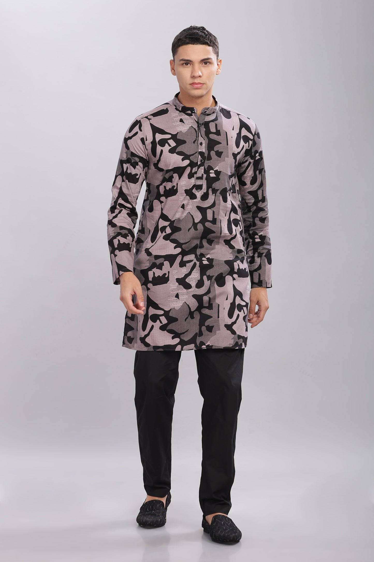 The Midnight Drift Kurta