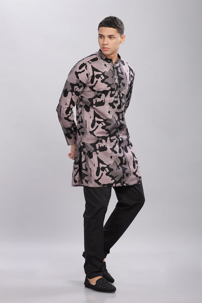 The Midnight Drift Kurta