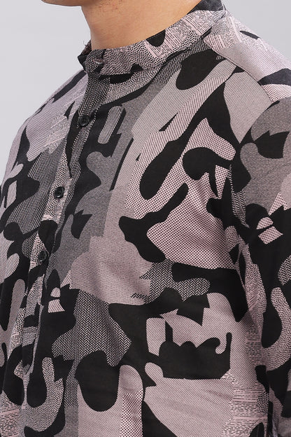 The Midnight Drift Kurta