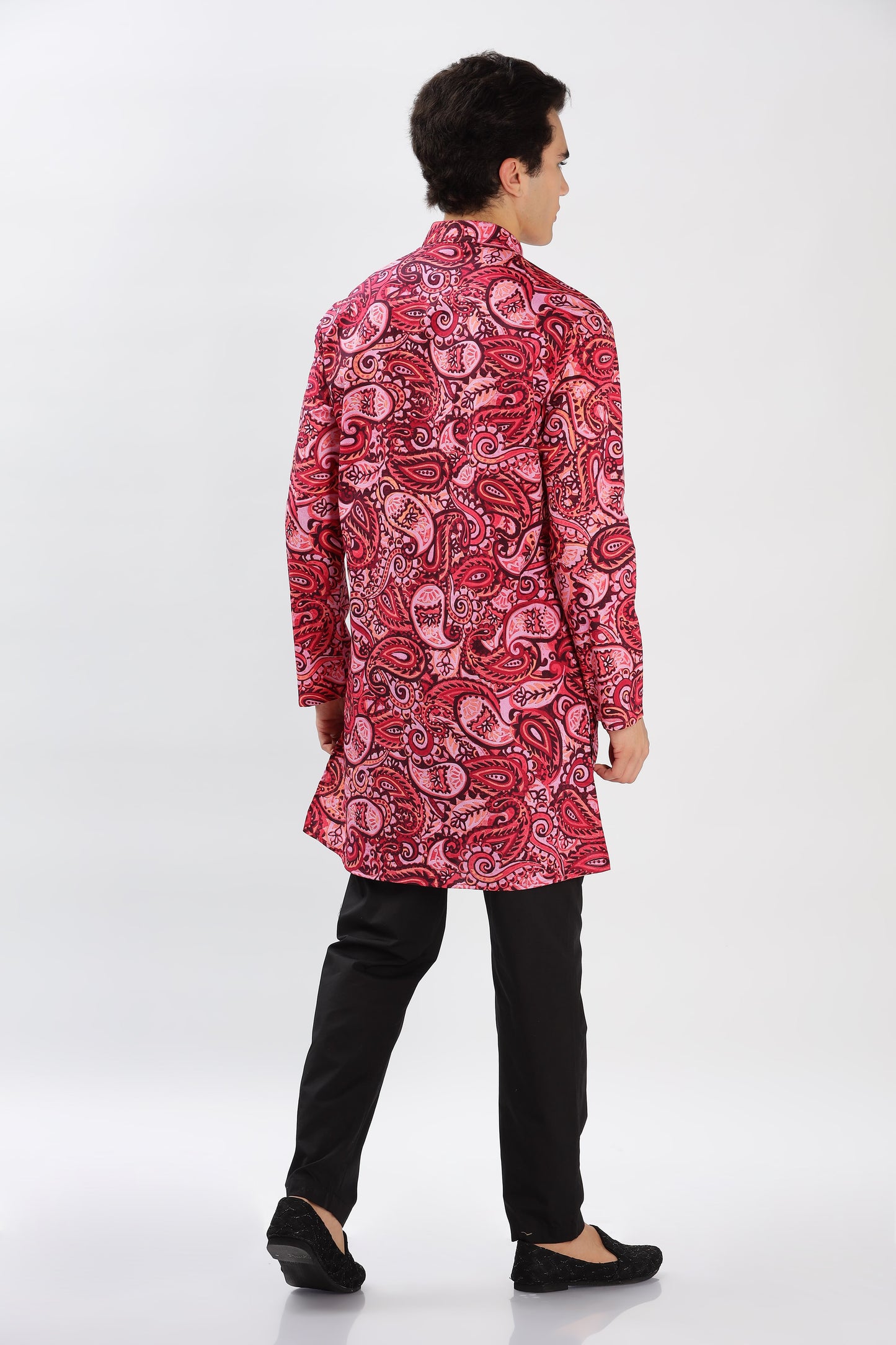 The Redline Paisley Kurta