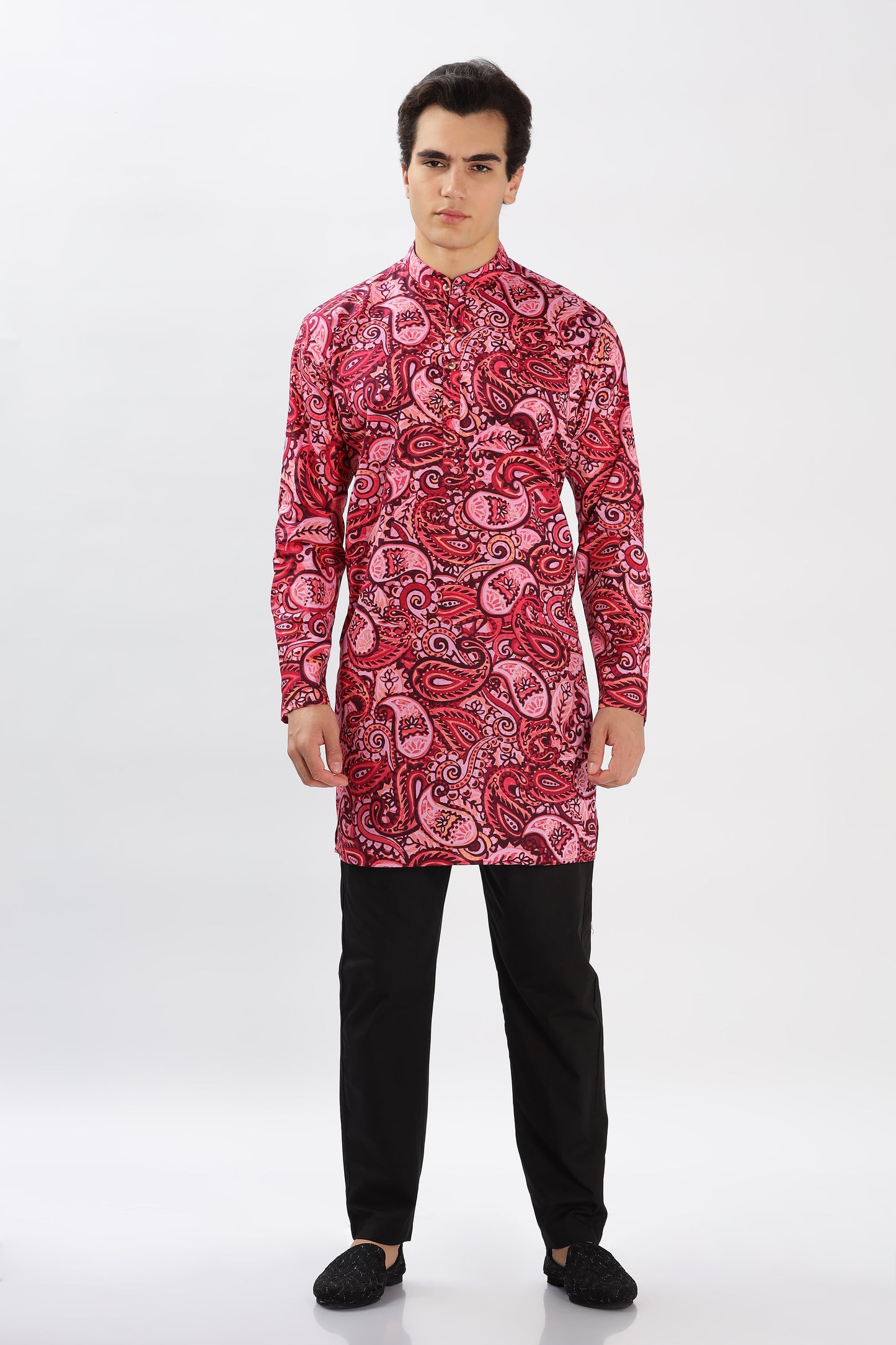 The Redline Paisley Kurta