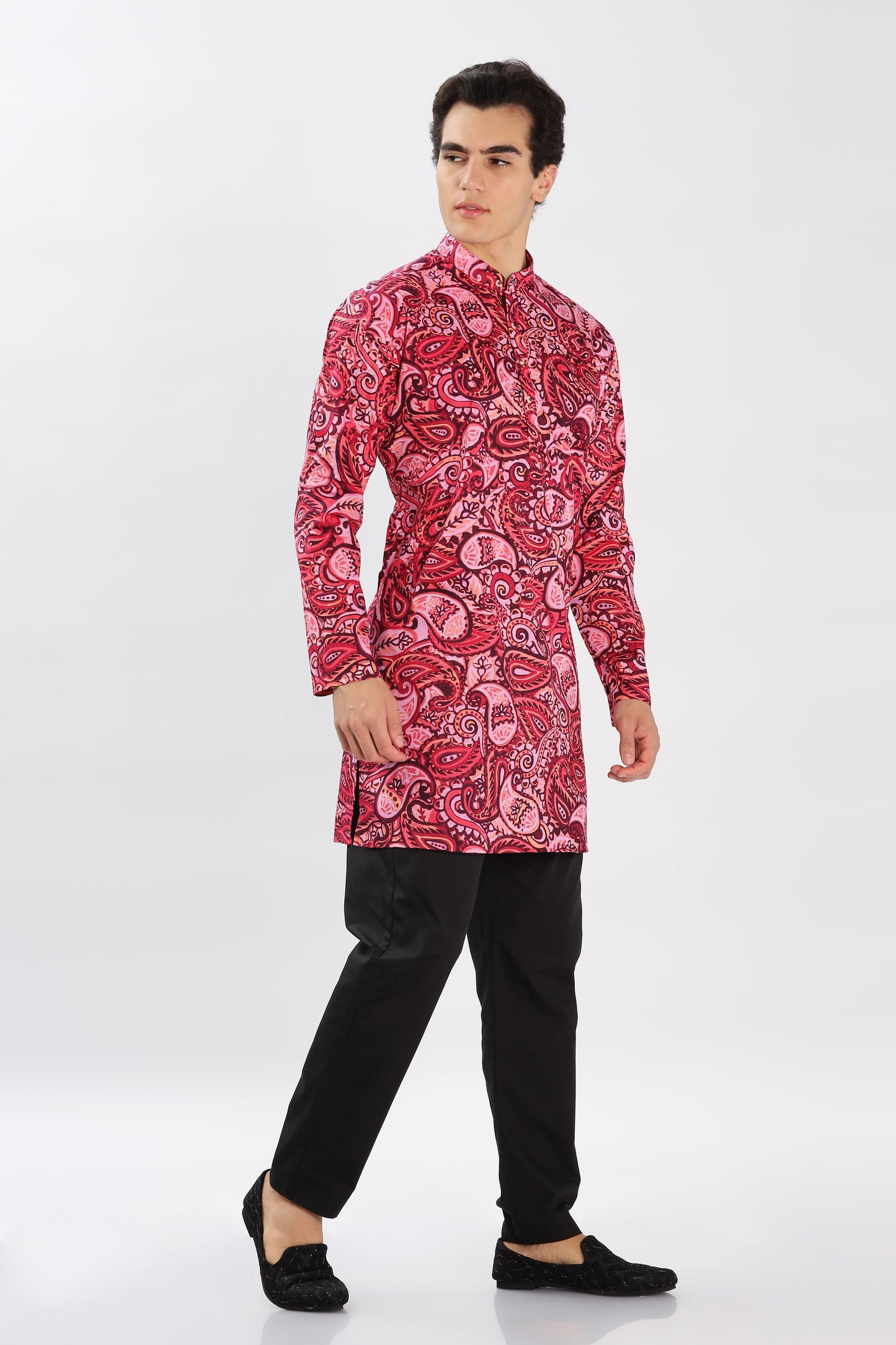 The Redline Paisley Kurta
