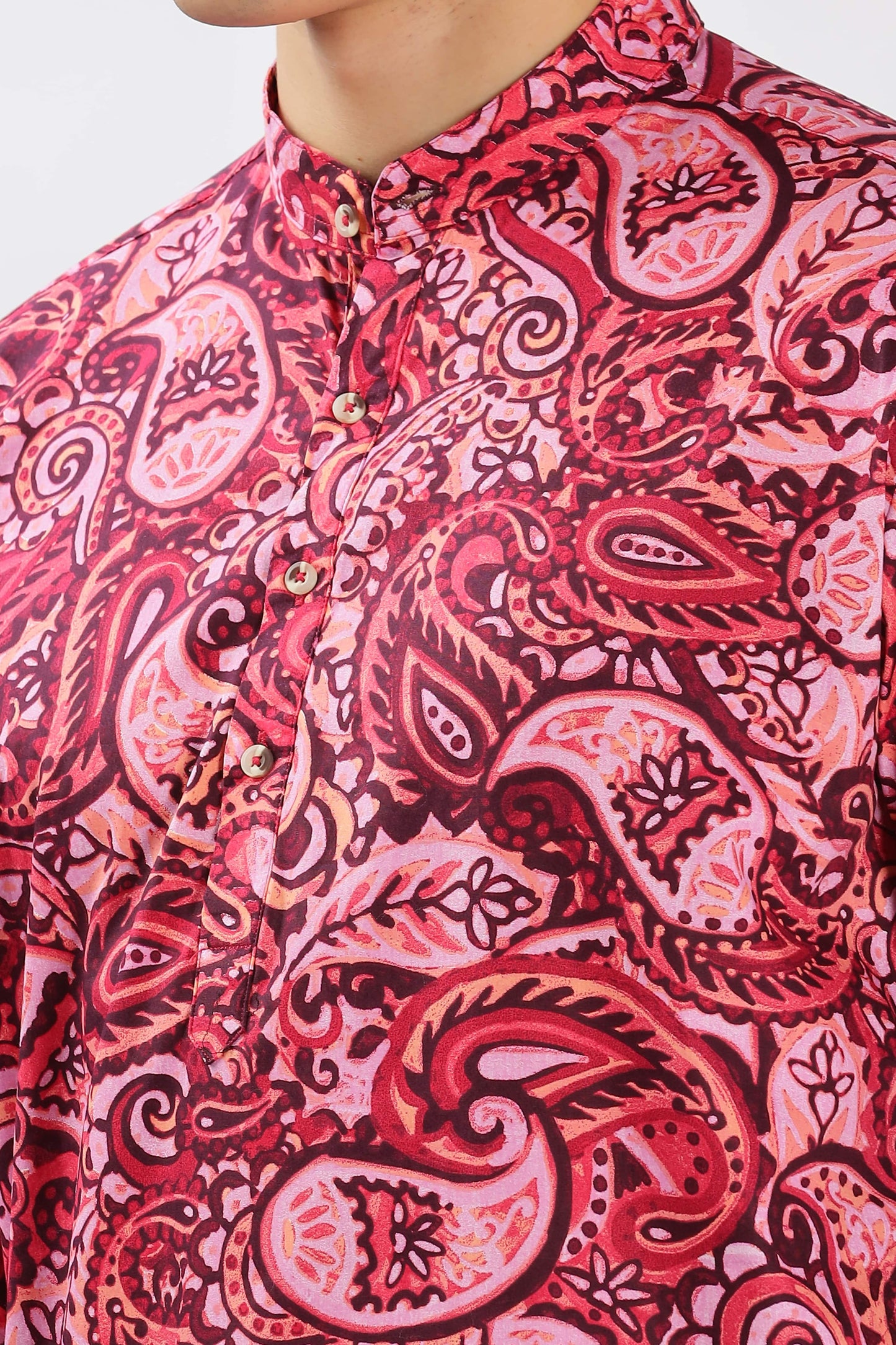 The Redline Paisley Kurta