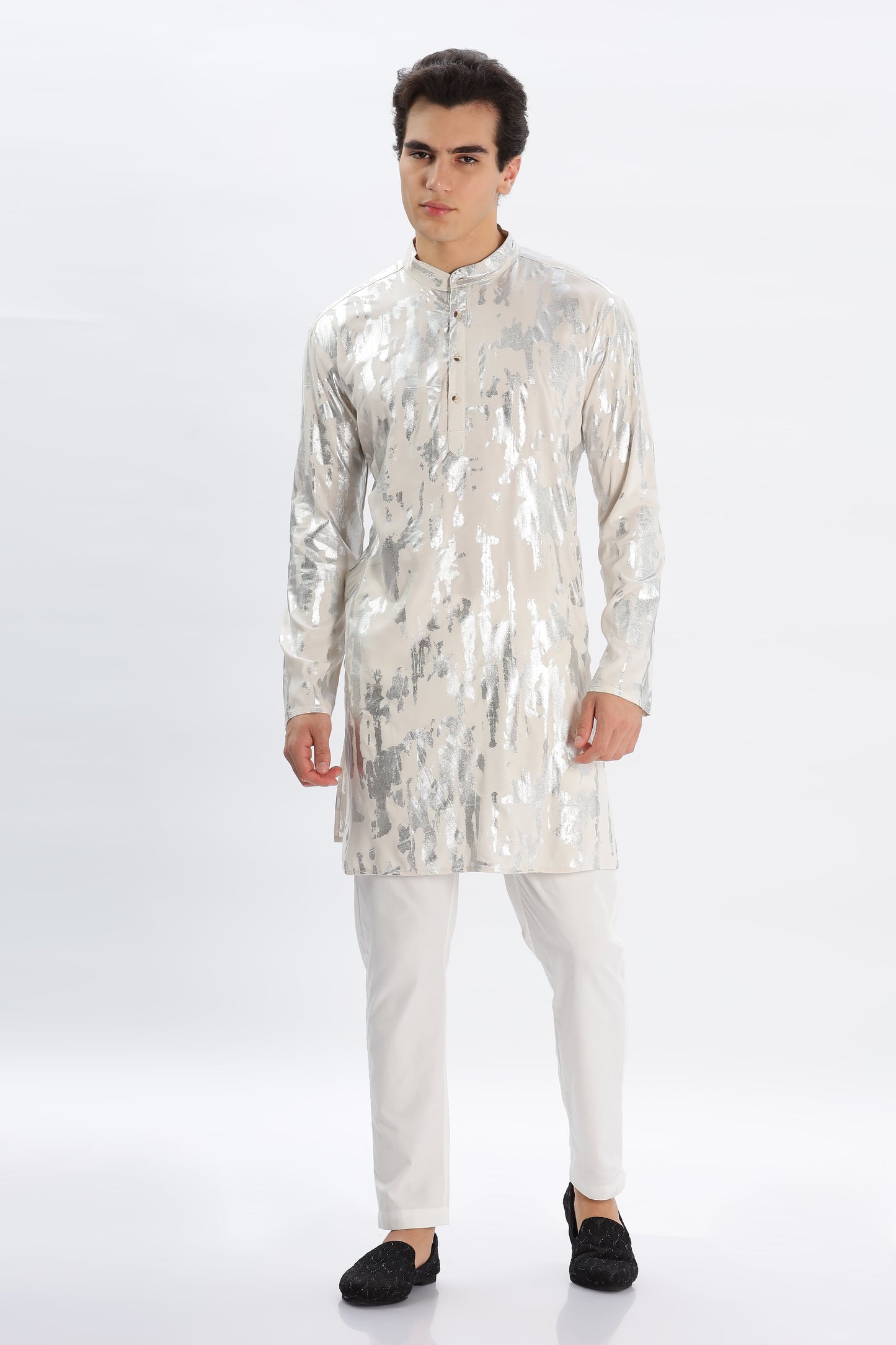 The Silver Grain Kurta