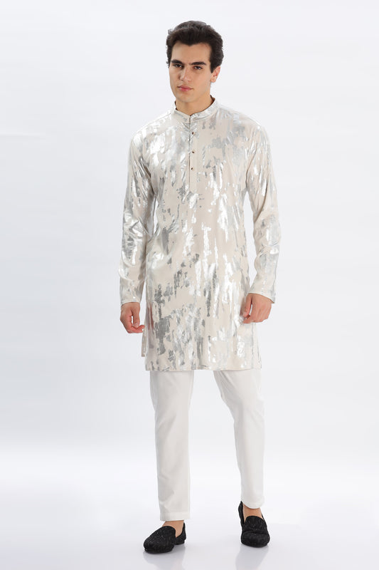 The Silver Grain Kurta