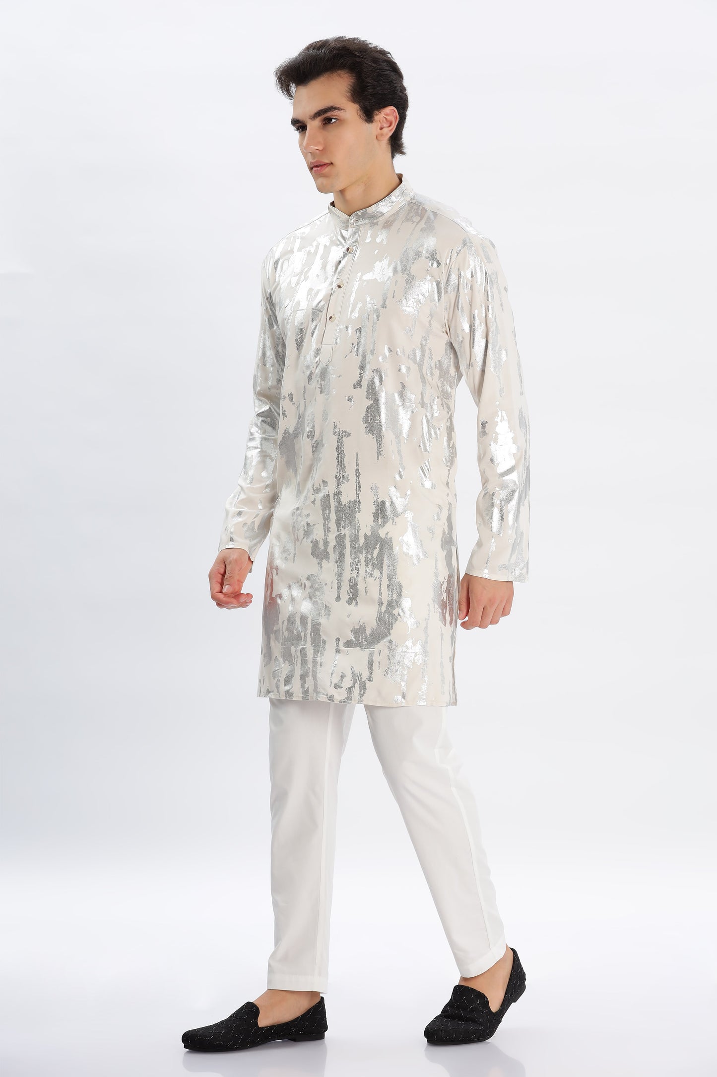 The Silver Grain Kurta