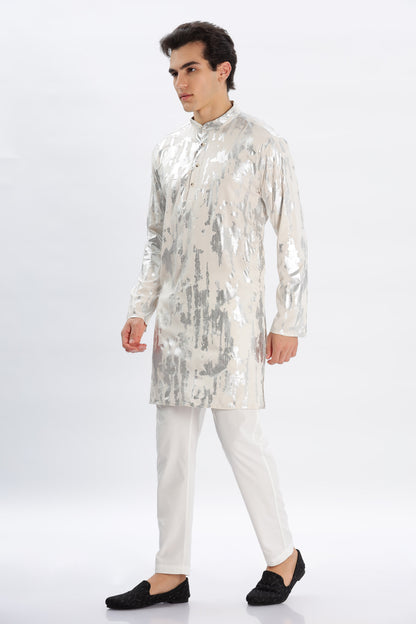 The Silver Grain Kurta