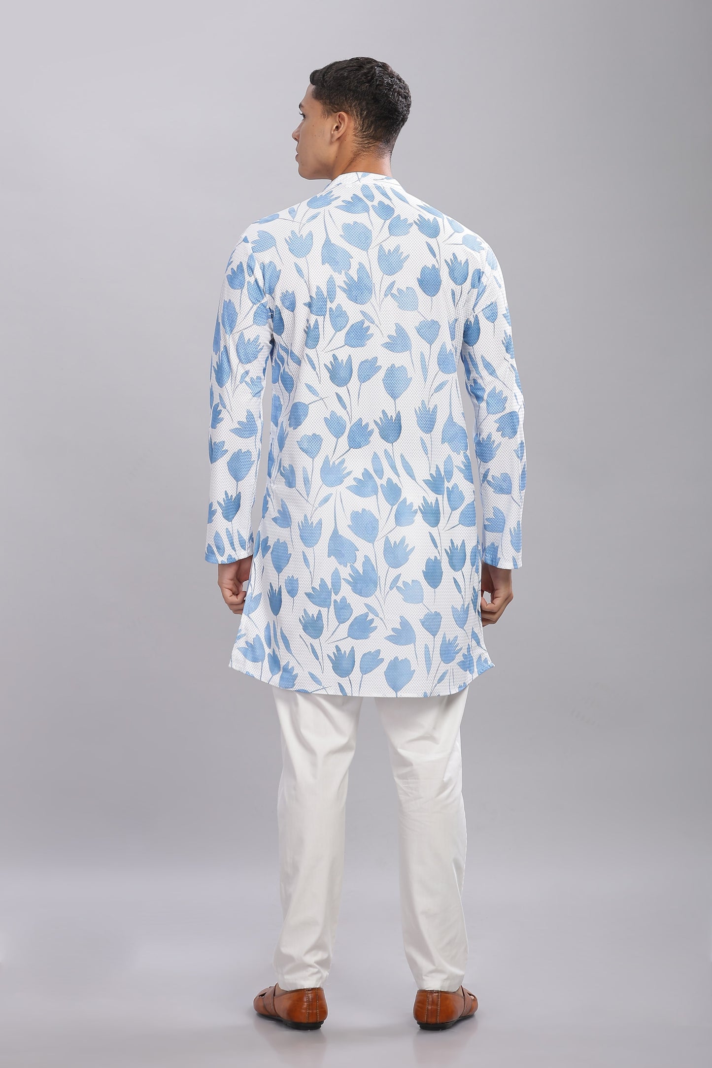 The Blue Bloom Kurta