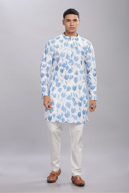 The Blue Bloom Kurta