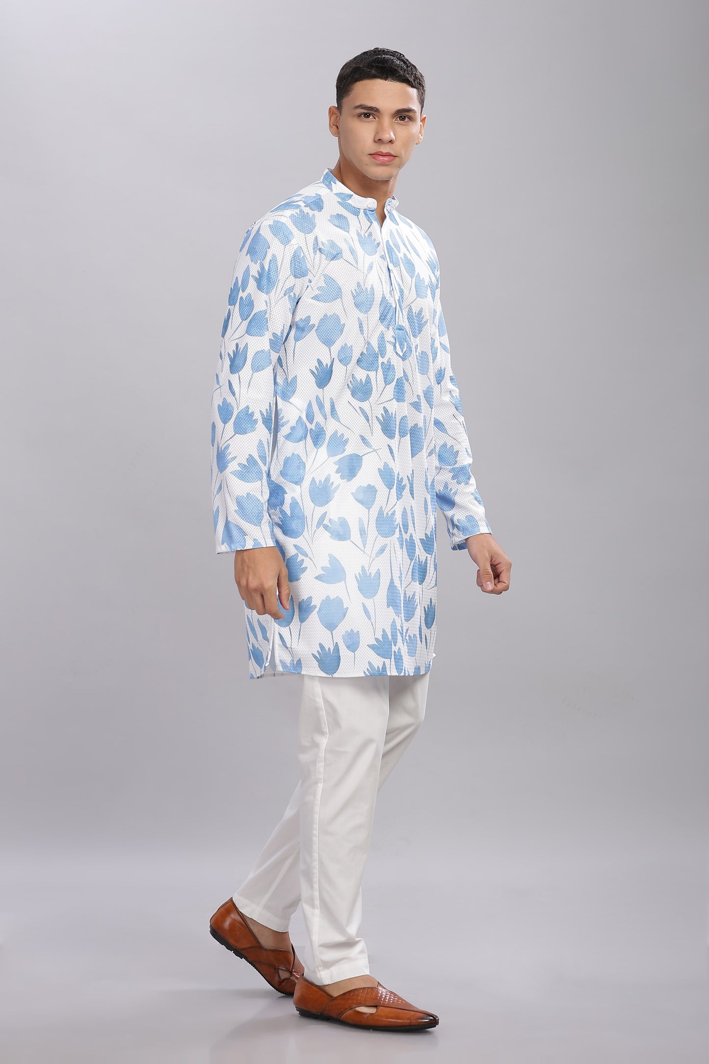 The Blue Bloom Kurta